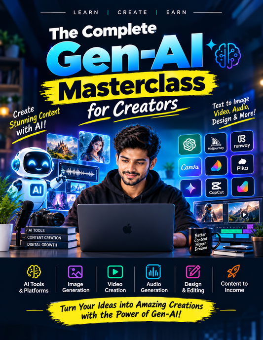 The Complete Gen-AI Masterclass for Creators